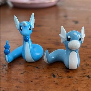 1999 TOMY Pokemon DRAGONAIR + DRATINI Monster Collection CGTSJ PVC Authentic Fig